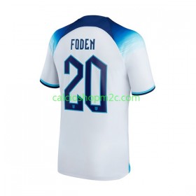 Inghilterra Foden 20 Maglia Prima World Cup 2022 Manica Corta
